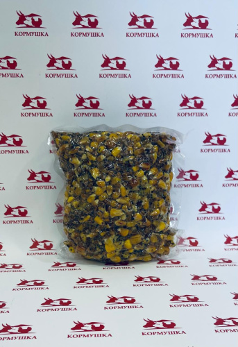 Насадка-прикормка рыболовная, Зерновой микс(кукуруза, пшеница, конопля техн.), в/у 450гр, 1шт