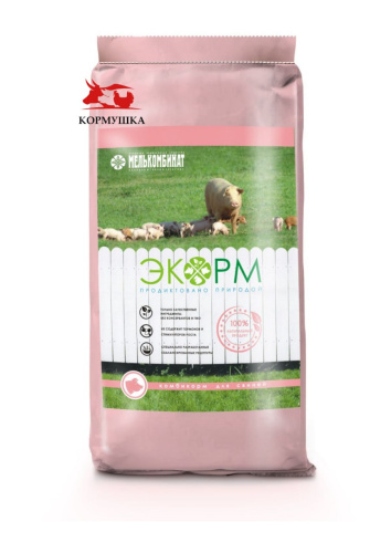 ЭКОРМ Свинья Старт СК4, от 43 до 77 дн., гр. 2,5 (25кг/меш) 1кг.