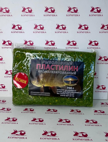 Насадка-прикормка рыболовная, Пластилин рыболовный чеснок