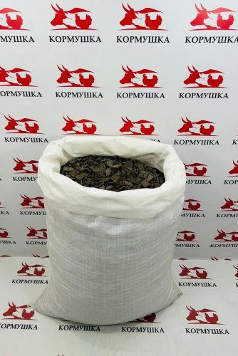 Жмых подсолнечный гранулированный ГОСТ (протеин 36-39%) (30 кг/м) 1кг.