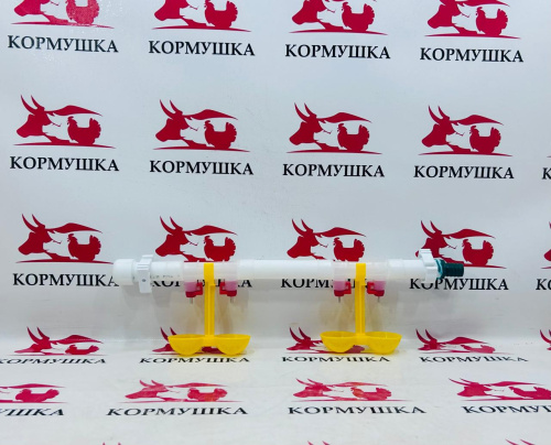 Система нип. поения с двойным каплеуловителем (4 нип.) 1шт