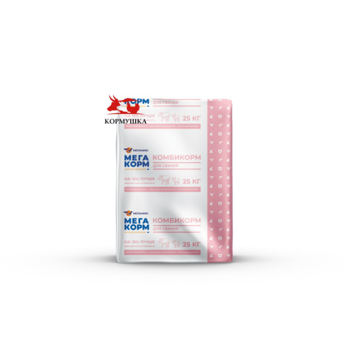 Мегакорм Свиной ОТКОРМ СПК-7(от 105 дней)(25 кг/м) 1кг.