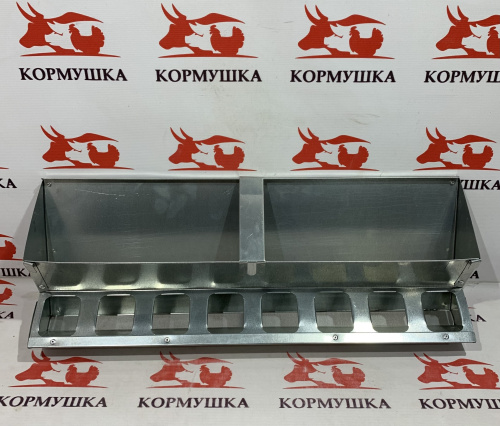 Кормушка куриная ЭКОНОМКА СТАНДАРТ 60 см (без крышки,на клетку) 1 шт**