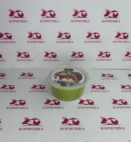 Насадка-прикормка рыболовная, Тесто манка чеснок