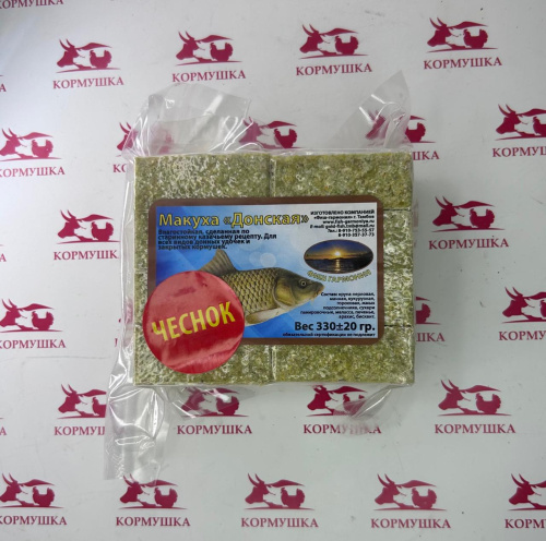 Насадка-прикормка рыболовная, макуха "Донская "чеснок