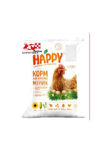 Пурина Несушка Рост HAPPY 2419(А.К.) Предкладка(6-19 недель)(25 кг/меш.) 1 кг