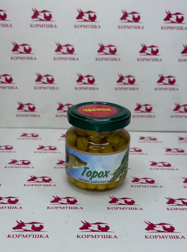 Насадка рыболовная, консервированная горох, вкус "клубника"