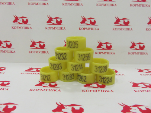 Кольцо для маркировки с/х птиц 18 мм. с №**