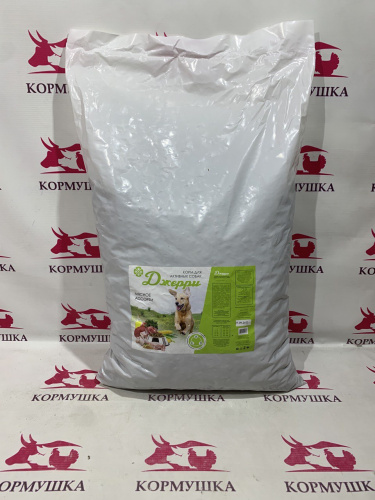 ДЖЕРРИ корм сухой для активных собак мясное ассорти (10 кг/м) 1кг.