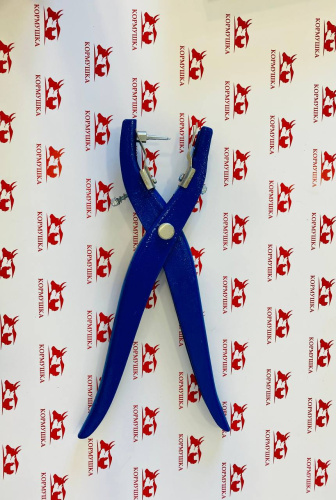 Щипцы для установки ушной бирки ПУУМ (Усиленные синие) 1шт**