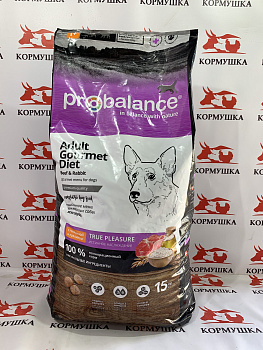 ПРОБАЛАНС корм для собак говядина,ягненок (12 кг/м) 1кг.