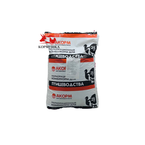 АКОРМ Перепела продуктивные ДК-52 (от 6 недель) (25 кг/м) 1кг.***