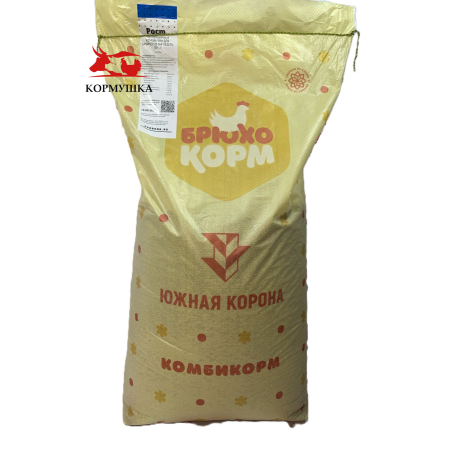 БРЮХОКОРМ Бройлер Старт Бр-1 Южная Корона (0-2 нед.) (25 кг/м) 1кг.
