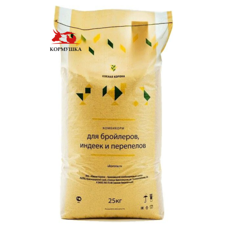 Южная Корона Индейка Финиш ПК-13(гранула)(18-30 недель) (25 кг./м.) 1кг.