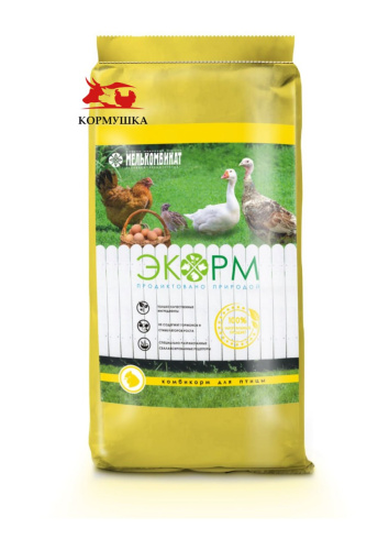 ЭКОРМ Несушка Старт ПК2, от 0 до 5 нед., крупка, (25кг/меш) 1кг.