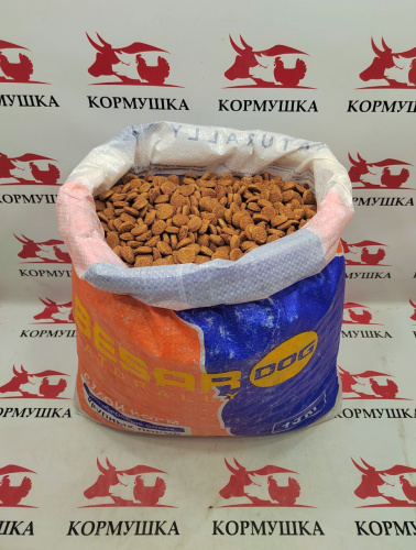 БЕСАР корм для собак крупных пород (15 кг/м) 1кг.