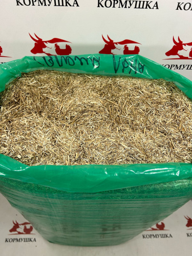 Солома льняная (костра льна) в брикетах 1шт.