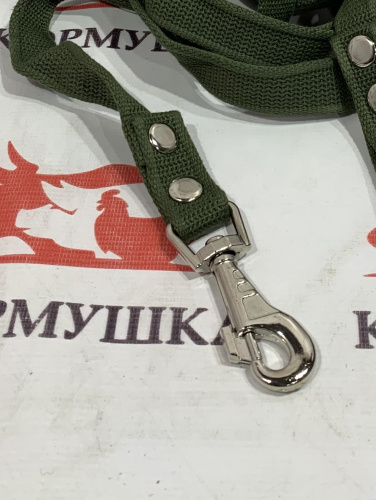 Поводок брезентовый с карабином ( 5 м )  1 шт