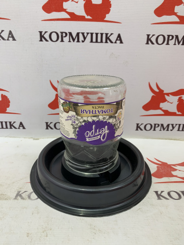 Поилка под банку 180мм черная 1шт